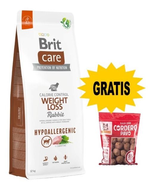 BRIT CARE WEIGHT LOSS RABBIT & RICE 12kg