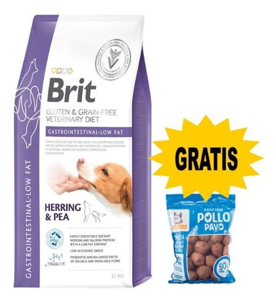 BRIT GASTROINTESTINAL-LOW FAT 12KG