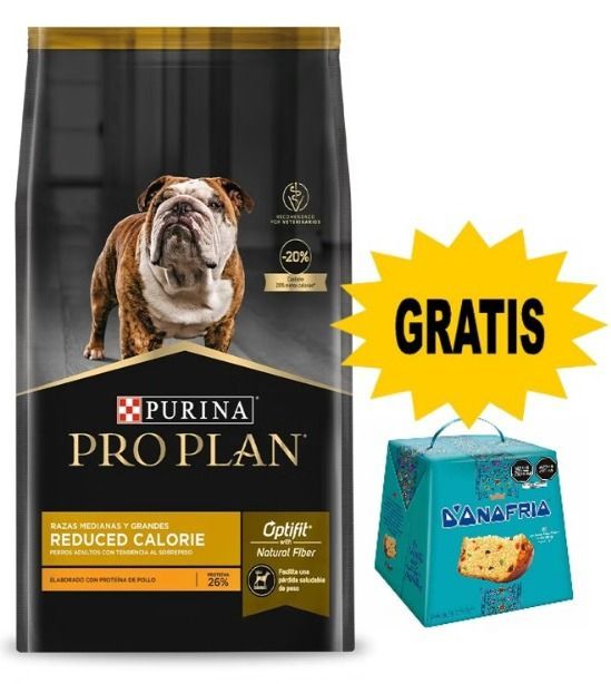 Pro Plan Reduce Calorias raza mediana 12kg