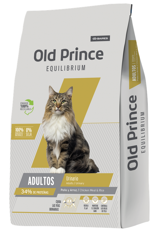 OLD PRINCE SUPER PREMIUM GATOS URINARY 7.5 KG