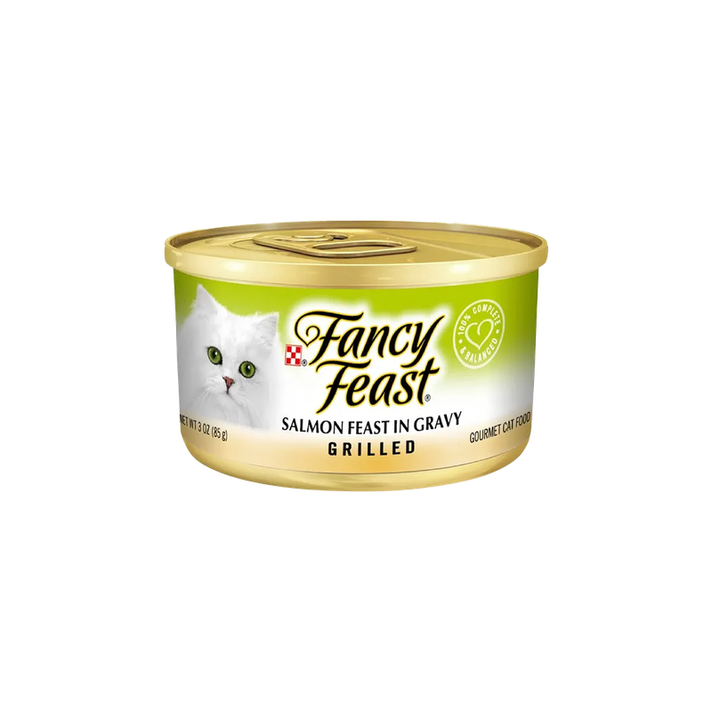 FANCY FEAST SALMON FEAST IN GRAVY GRILLED 85gr