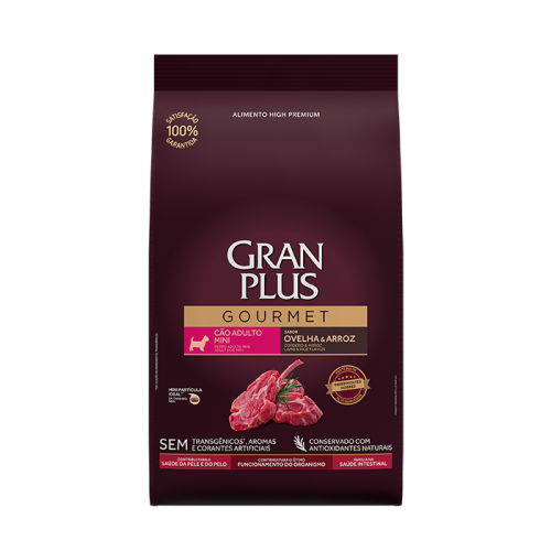 Gran plus Gourmet Perro Adulto Mini Oveja y Arroz 10kg