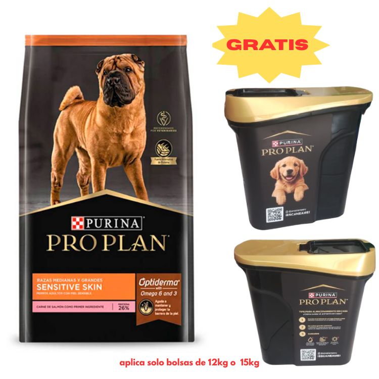 Pro Plan Sensitive RZ medianas 12kg