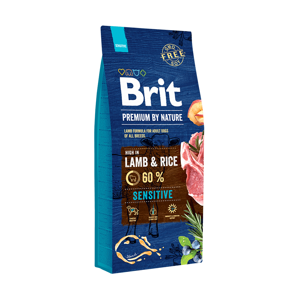 Brit premium de cordero 15kg