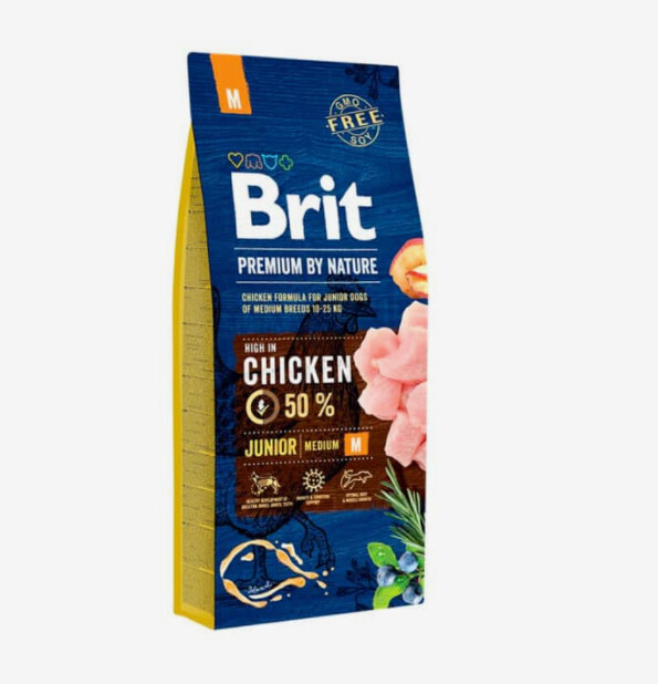 Brit premium junior medium 15kg Brit premium junior medium 15kg