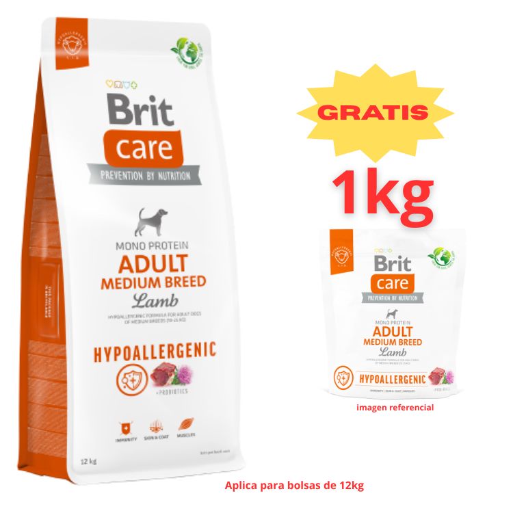 BRIT CARE ADULT MEDIUM BREED L&R 12kg BRIT CARE ADULT MEDIUM BREED L&R 12kg