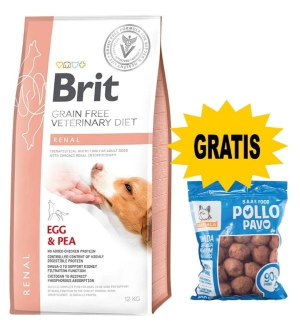 BRIT GF VET DIETS DOG RENAL