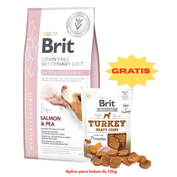 BRIT GF VET DIETS DOG HYPOALLERGENIC 12kg