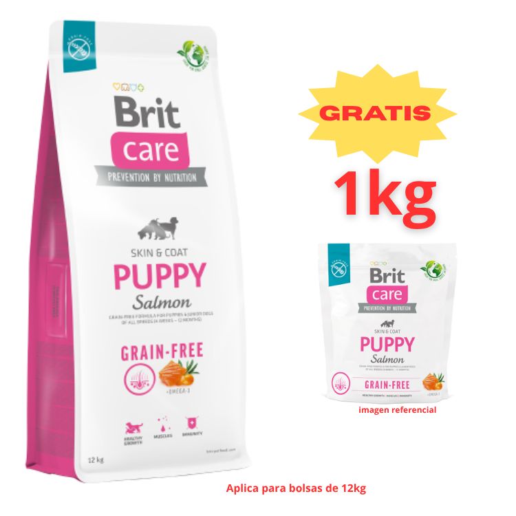 BRIT CARE GF PUPPY SALMON 12kg