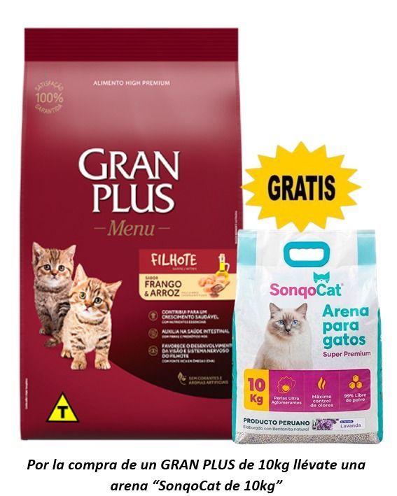 Gran plus de gatito de 10kg