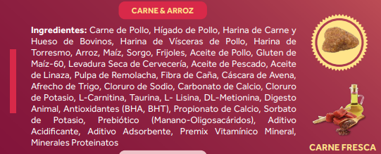 Gran plus castrados de carne y arroz 10kg