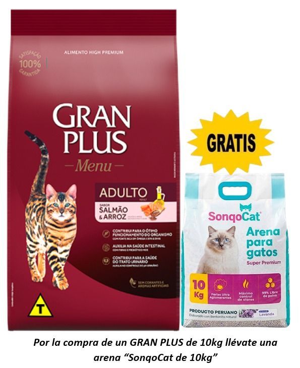 Gran plus de salmón y arroz de 10kg
