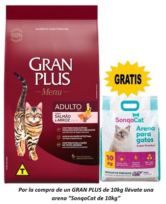 Gran plus de salmón y arroz de 10kg Gran plus de salmón y arroz de 10kg