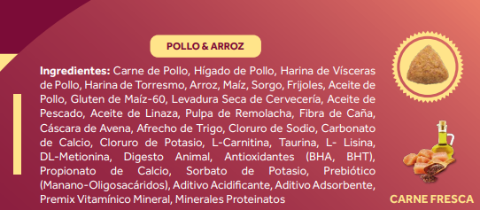 Gran plus castrados de pollo y arroz  10kg