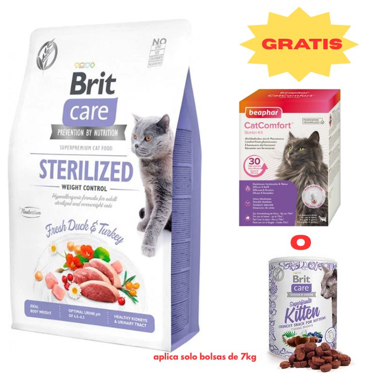 BRIT CARE CAT STERILIZED WEIGHT CONTROL 7kg