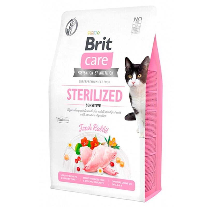 BRIT CARE CAT GRAIN-FREE STERILIZED Sensitive 2kg BRIT CARE CAT GRAIN-FREE STERILIZED Sensitive 2kg