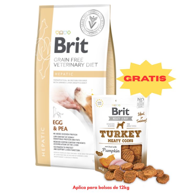BRIT GF VET DIETS DOG HEPATIC 12kg