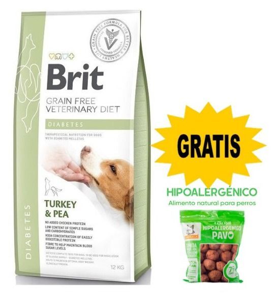 BRIT GF VET DIETS DOG DIABETES 12kg