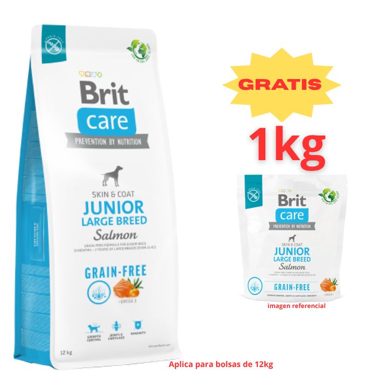 BRIT CARE GF JUNIOR SALMON 12kg BRIT CARE GF JUNIOR SALMON 12kg