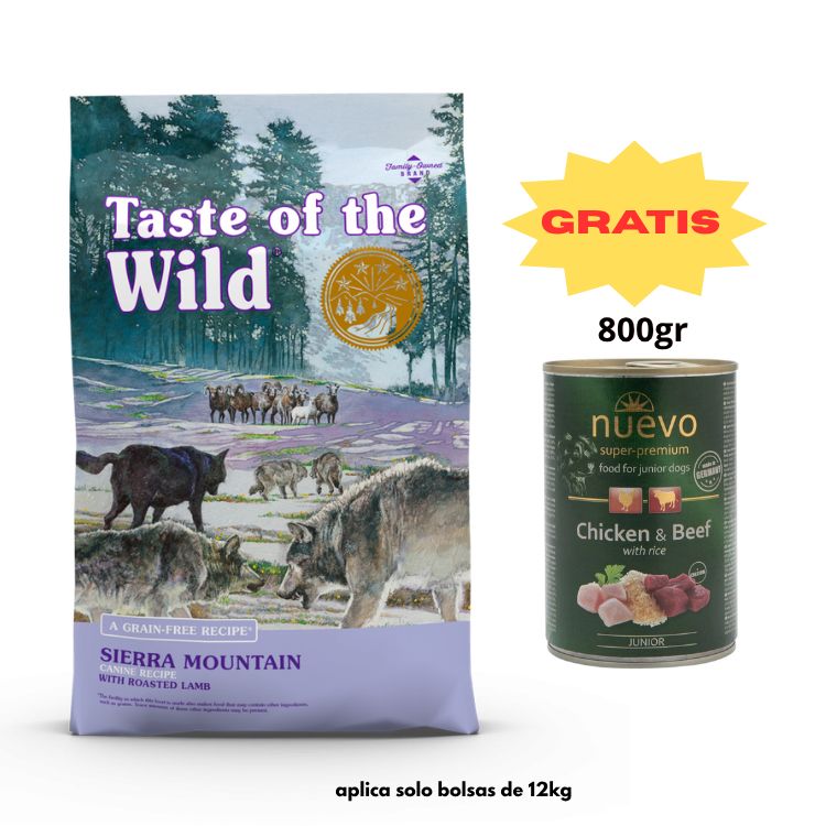 taste of the wild Sierra Mountain Canine 12kg taste of the wild Sierra Mountain Canine 12kg