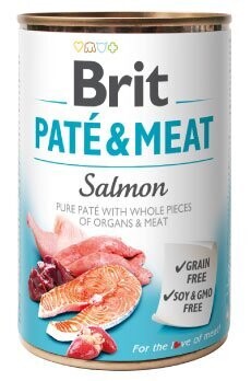 Brit Paté and Meat Salmon 400gr