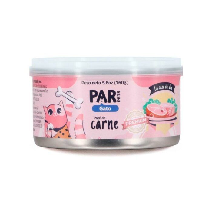 Par Pets paté de Carne para gatos adultos x 160gr Par Pets paté de Carne para gatos adultos x 160gr