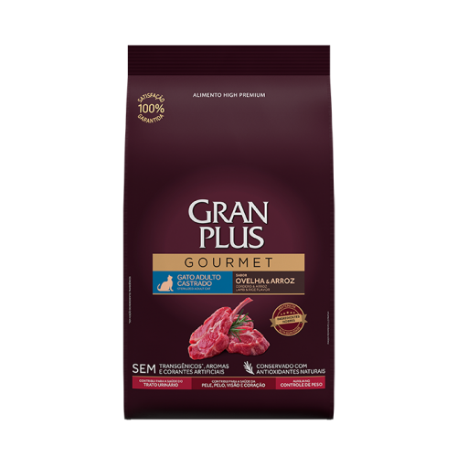 Gran plus Gourmet Gato Castrado Salmón y Pollo 10kg Gran plus Gourmet Gato Castrado Salmón y Pollo 10kg