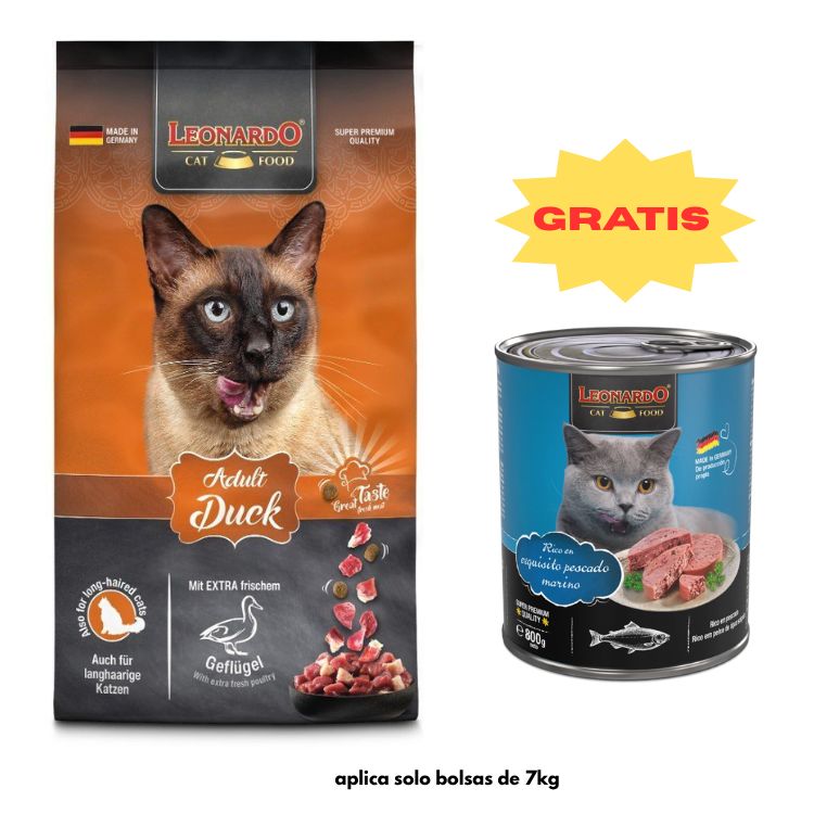 Leonardo Cat Adult Duck de 7.5 kg Leonardo Cat Adult Duck de 7.5 kg