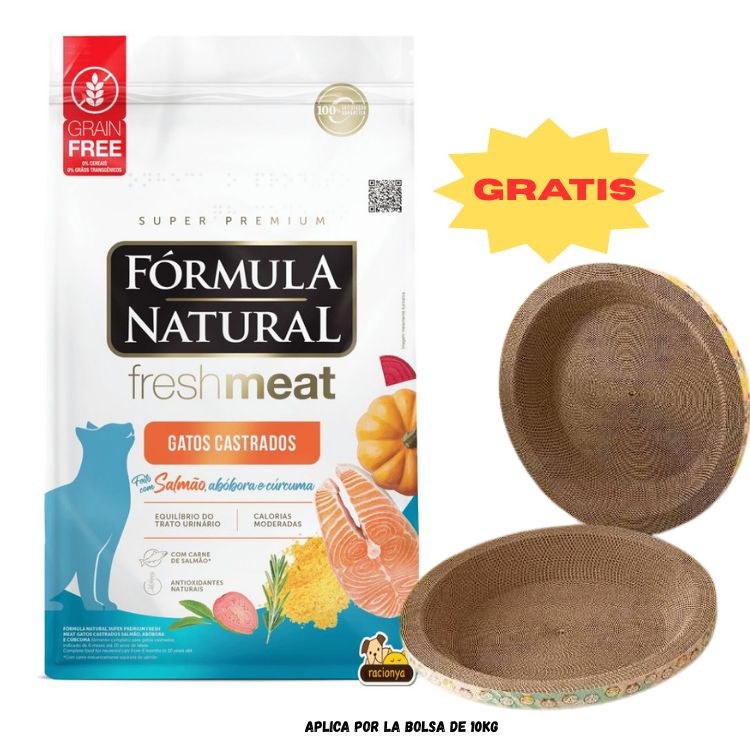 Formula Natural Fresh Meat - Gatos Castrados (Salmón) Formula Natural Fresh Meat - Gatos Castrados (Salmón)