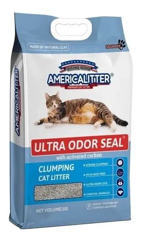 AMERICA LITTER 7 Kg Ultra Odor Seal (aglutinante y con carbón  activado)