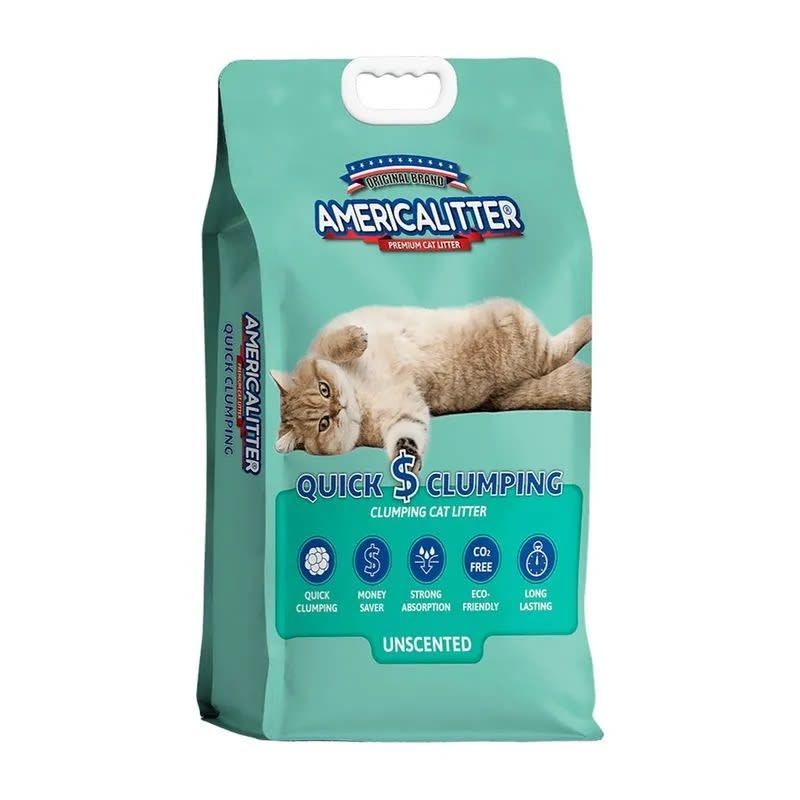 America Litter arena para gatos Quick Clumping sin aroma