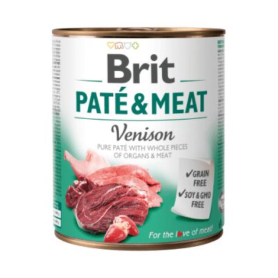 BRIT PATE & MEAT VENISON 800 G
