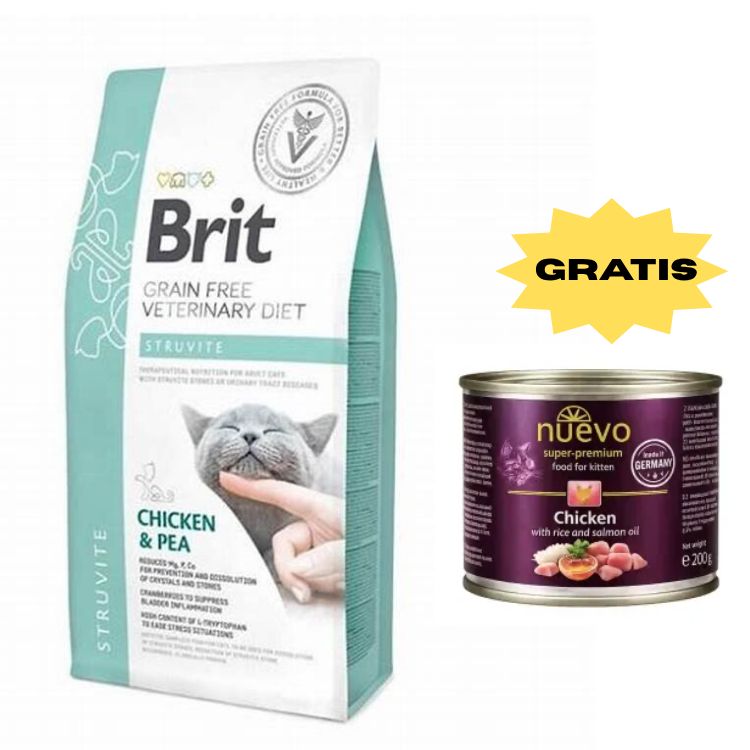 BRIT GF VET DIETS CAT STRUVITE 5kg