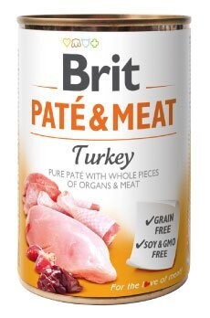 Brit Paté and Meat Turkey 800gr