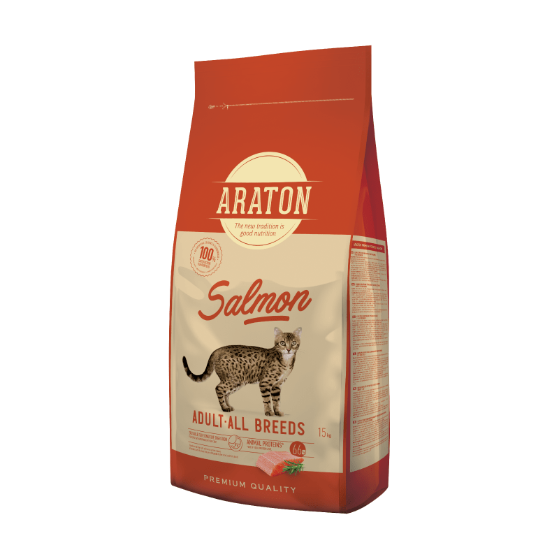 Araton Cat adulto salmon 15 Kg