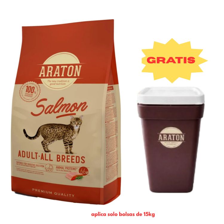 Araton Cat adulto salmon 15 Kg