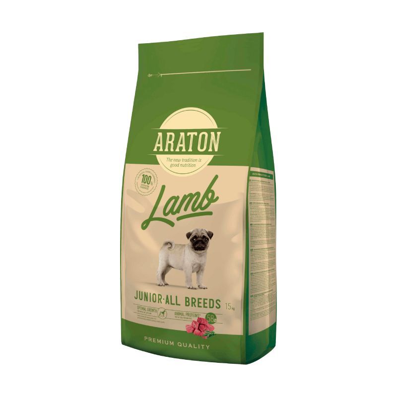 Araton Junior All Breeds Lamb 15 Kg - Cachorro Todas las Razas Cordero