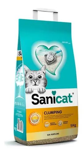Sanicat Clumping 5 kg - Arena Aglomerante para Gatos