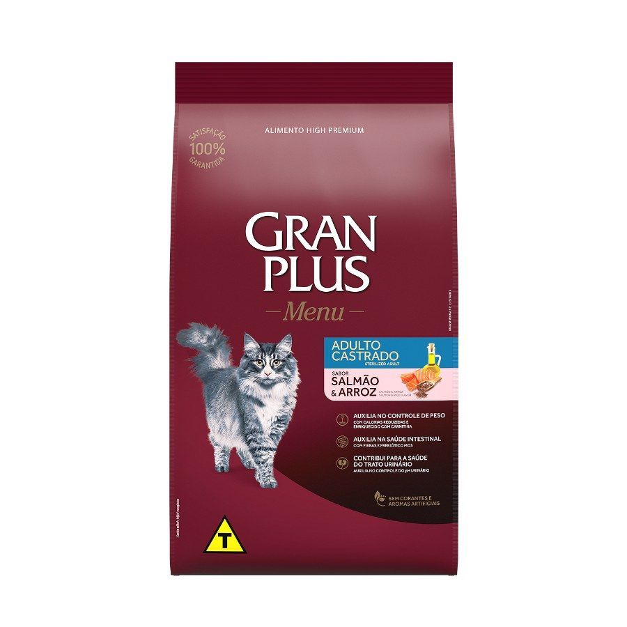 Gran plus castrados de salmón y arroz  10kg