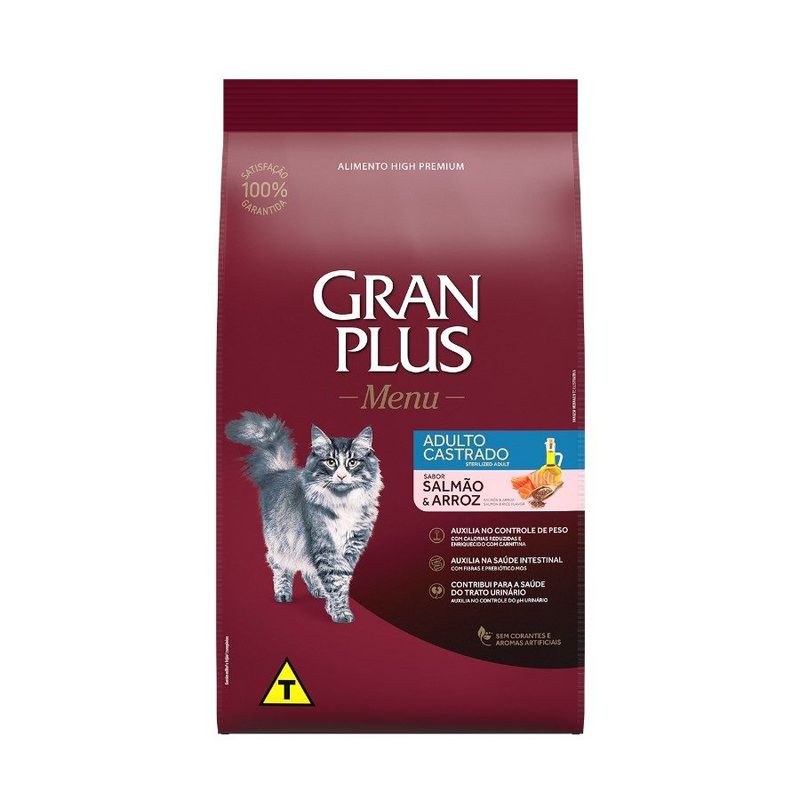 Gran plus castrados de salmón y arroz 10kg Gran plus castrados de salmón y arroz 10kg