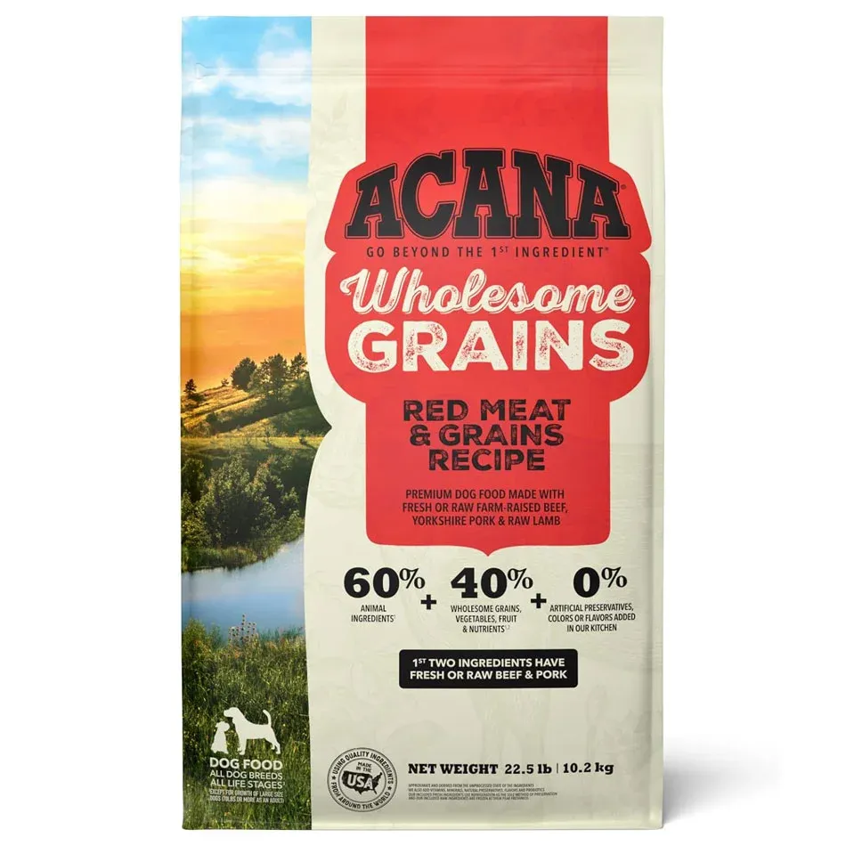 ACANA Whole Grain RedMeat+Grain 10.2KG ACANA Whole Grain RedMeat+Grain 10.2KG