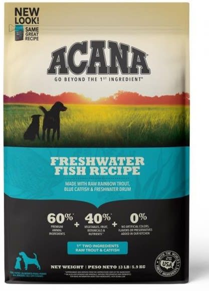 ACANA Dog Freshwater Fish Recipe 11.35KG ACANA Dog Freshwater Fish Recipe 11.35KG