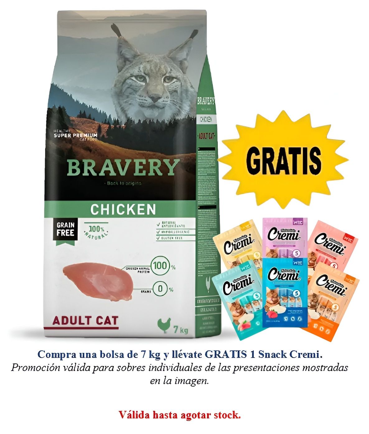 BRAVERY POLLO ADULT CAT 7 KG BRAVERY POLLO ADULT CAT 7 KG