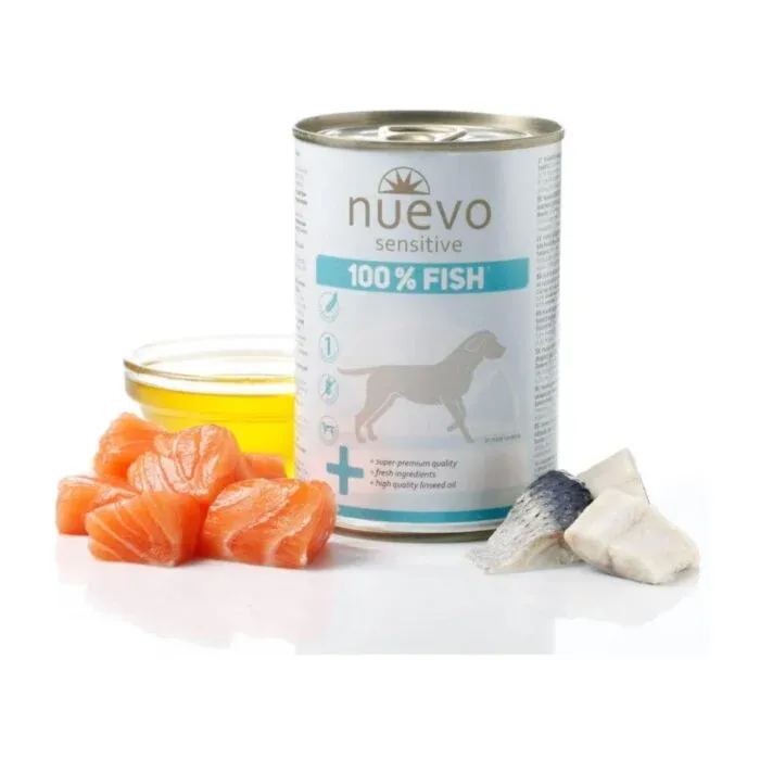 Nuevo Sensitive Dog Adult Pescado 375gr Nuevo Sensitive Dog Adult Pescado 375gr