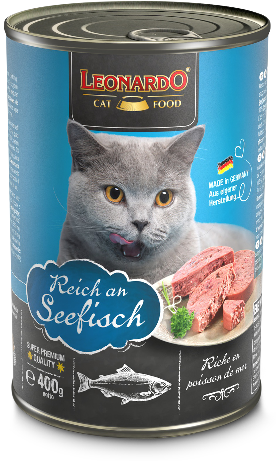 Leonardo Cat Quality Selection Pescado 800 gr Leonardo Cat Quality Selection Pescado 800 gr