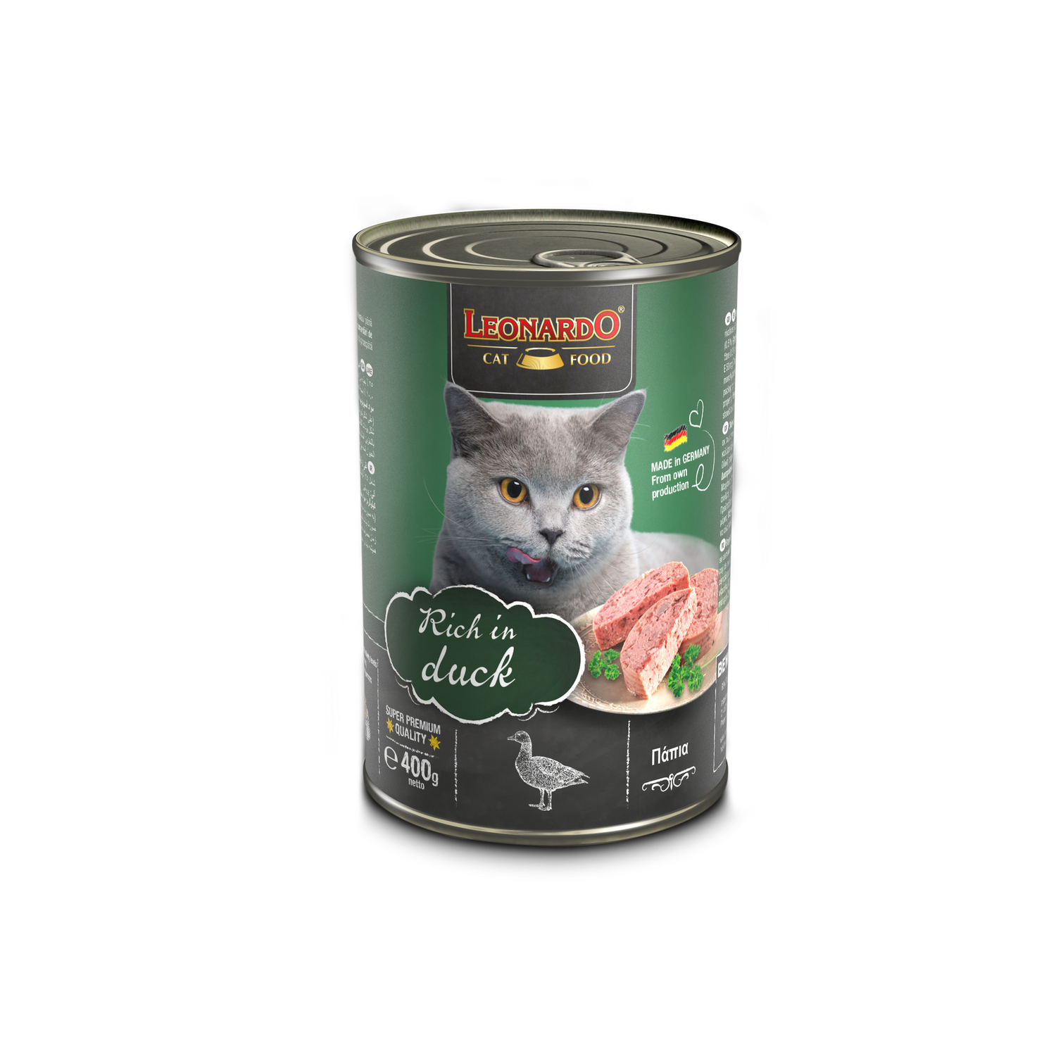 Leonardo Cat Quality Selection Pato 800 gr Leonardo Cat Quality Selection Pato 800 gr