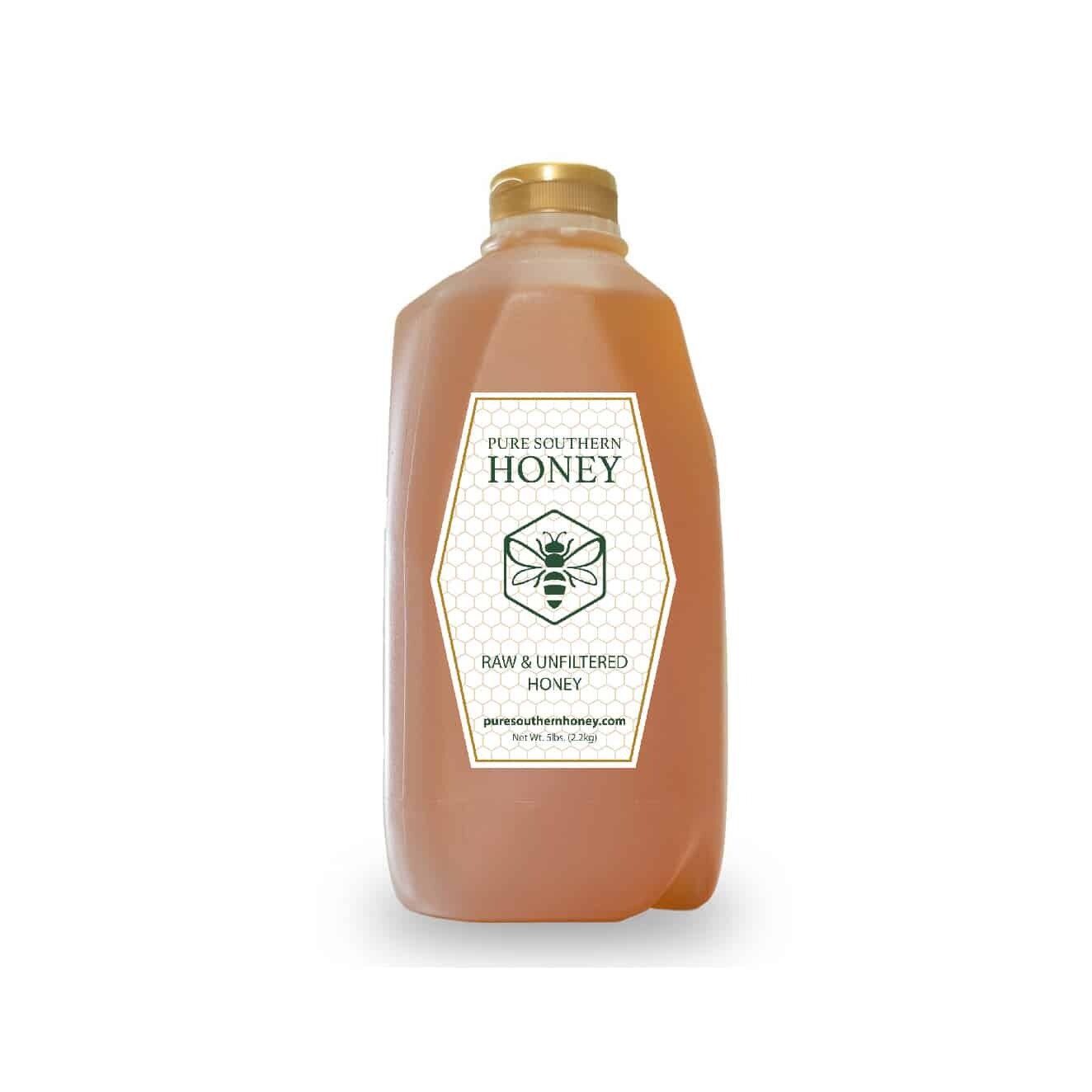 Raw & Unfiltered Honey - 5 lbs