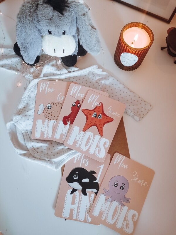 Cartes mois de naissance 🐙
