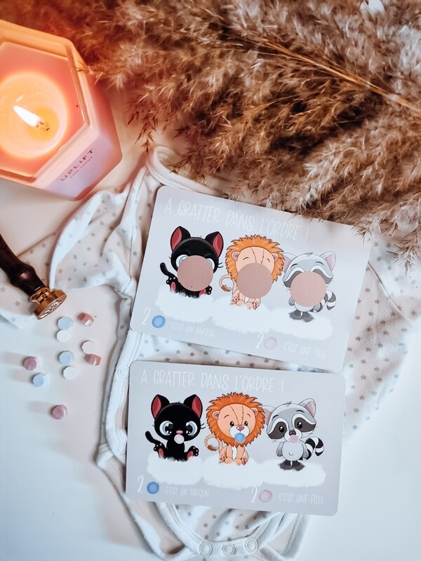 Carte à gratter annonce sexe bébé