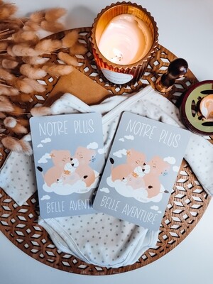 Cartes de naissance lion 🦁 VERSION 2 MAMANS